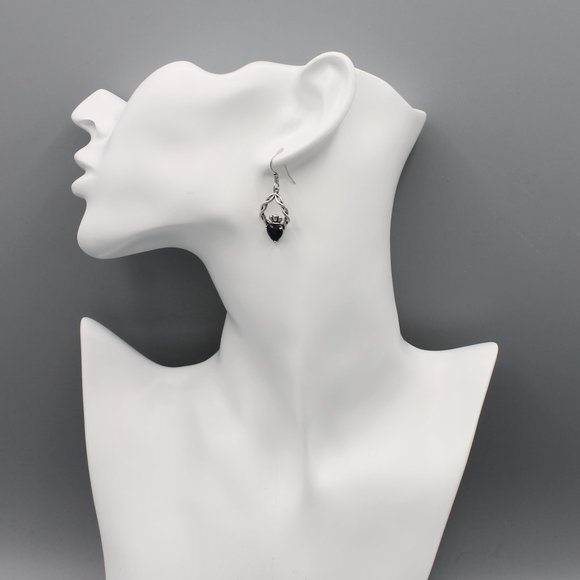 Jewelry Claddagh earrings Irish symbol of love loyalty friendship silver new - Picture 5 of 9